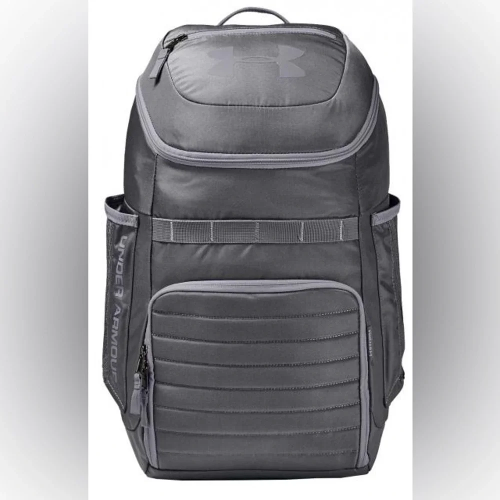 Under Armour Team Undeniable Gray Padded Front Compartment Backpack- 31L